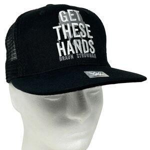 Braun Strowman Trucker Hat Baseball Cap Get These Hands WWE Raw Wrestling Black